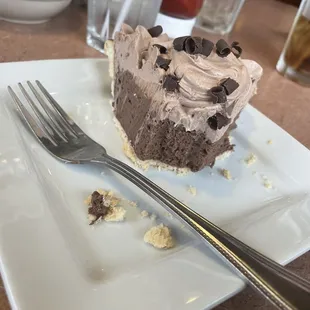 The French Silk Pie is perfectly rich and delicious!