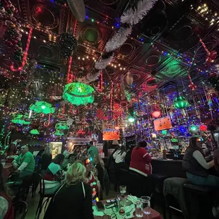 people sitting at tables