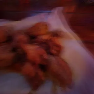 Blurry wings.