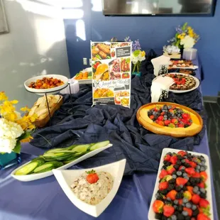 Appetizer setup
