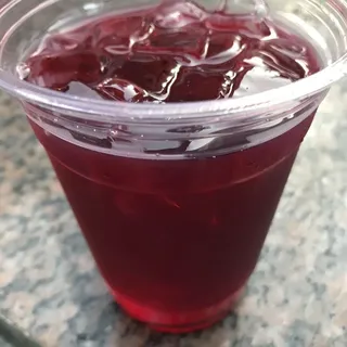 Homemade Hibiscus Lemonade