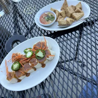 Peanut Sauce Spring Roll Appetizer