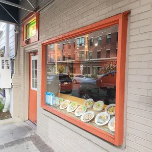 the outside of the restaurant