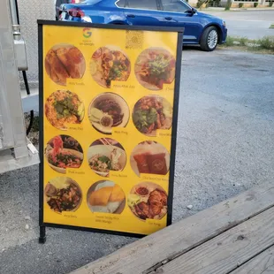 Menu board