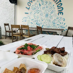 chicken wings and fried chicken