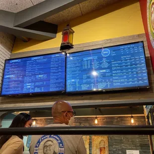 The menu