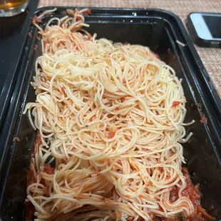 Angel hair spaghetti