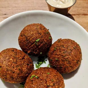 Falafel with tahini