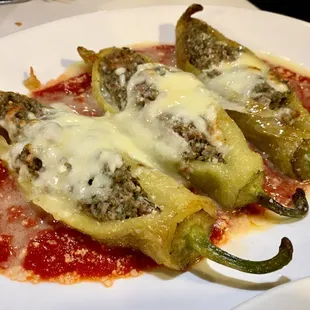 Stuffed Hot Peppers appetizer