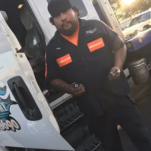 This guy is awesome!!! From the girl in the orange beetle thanks for being you!!!