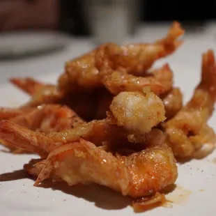 Array 36 signature crispy prawns in plum sauce