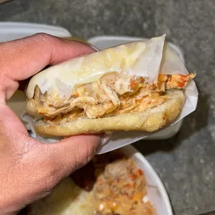 Chicken &amp; Cheese Arepa