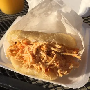 Chicken Arepa