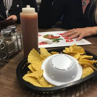 I liked the salsa &amp; chips!