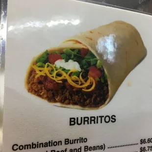 What the burrito should look like.