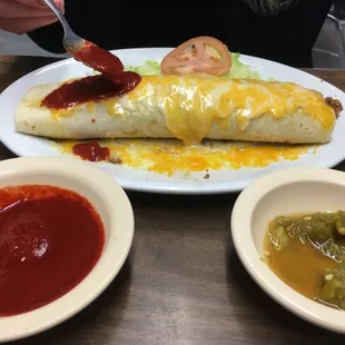 What the burrito does look like.