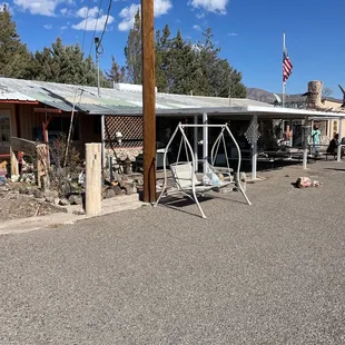Patio and grill area.