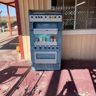 A bitchin soda machine.