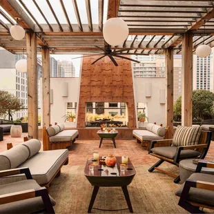 Spicy Margaritas &amp; Large   Format Cocktails by the Patio Fireplace