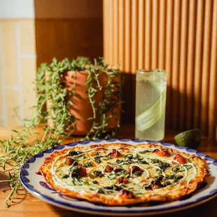 Lobster Quesadilla Pizza