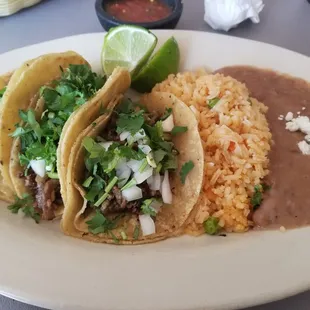 Carne asada tacos