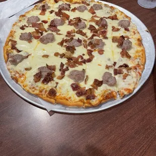 Hercules pizza with extra cheese!