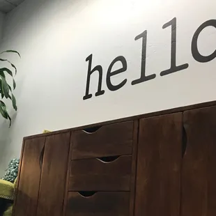 Welcoming waiting room