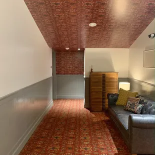 Fun hallway by the first floor elevators