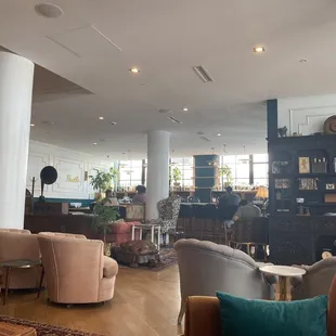 Bar in hotel lobby