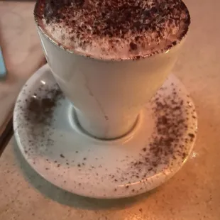 Decaf cappuccino