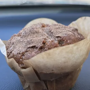 Vegan zucchini muffin