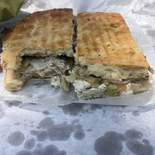 Full Carson's sandwich. So tasty!