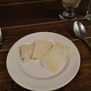 Holy goat creamery pepper jack, Gouda, white cheddar