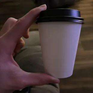 This TINY coffee was nearly $7 after tax.
