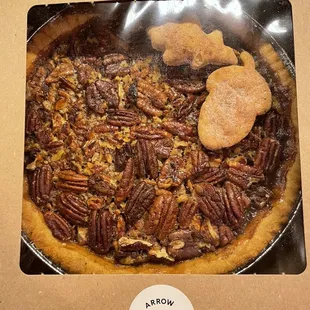 Bourbon pecan pie