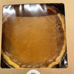Brown butter pumpkin pie