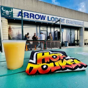 a glass of beer on a table