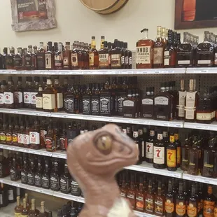 Bob the Raptor says "Whiskey Prey!!"
