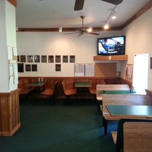 Dining area in clubhouse