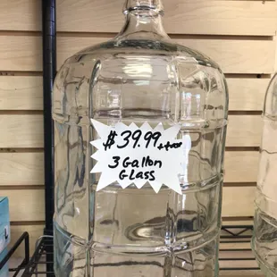 3 gallons glass bottle water. Best bottle to store drinking water.