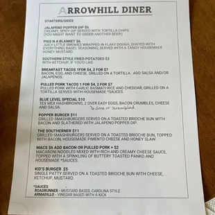 Menu for the day!! Yummo!!