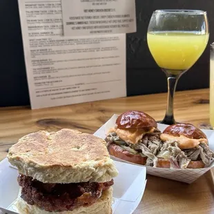 Hot Honey Chicken Biscuit that would shame your Grandma!!!