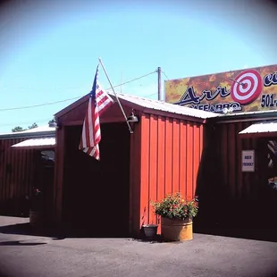 New awning and painted upgrades to exterior