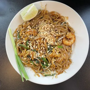 Pad Thai with shrimp