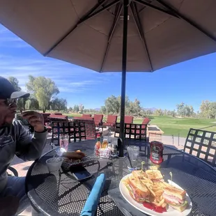 The 15th Club - pretty good! And hubby got the cod