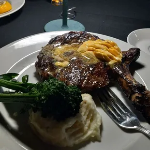 Huge cowboy steak SO GOOD