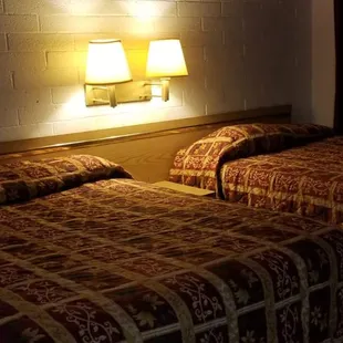 Typical double room that sleeps four.