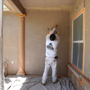 Logo tee shirts as we finish off the exterior.