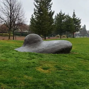 Rumor has it that this piece of art is a..........UFO