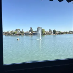 View from seating area